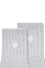 Adult Crew Socks in Storm