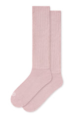 Adult Scrunch Socks in Blush