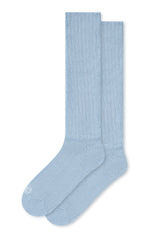 Adult Scrunch Socks in Breeze