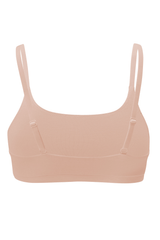 Women's Scoop Neck Bralette in Chai