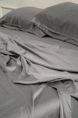 Bamboo Sateen Sheet Set in Ash