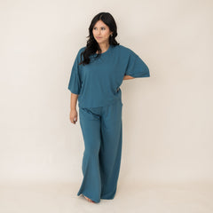 Women's Wide Leg Pant in Atlantic