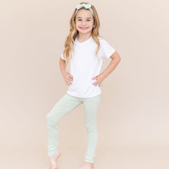 Toddler Leggings in Basil