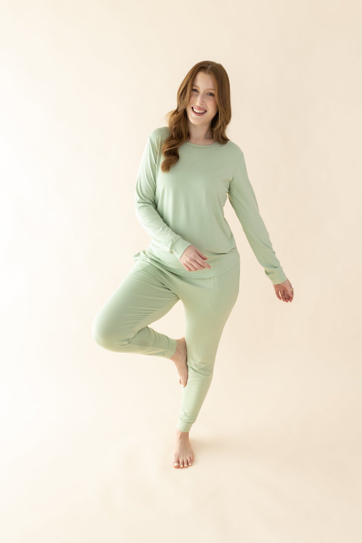 Women's Jogger Pajama Set in Basil
