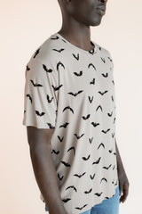 Men's Crew Neck Tee in Bats