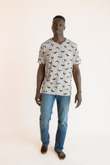 Men's Crew Neck Tee in Bats