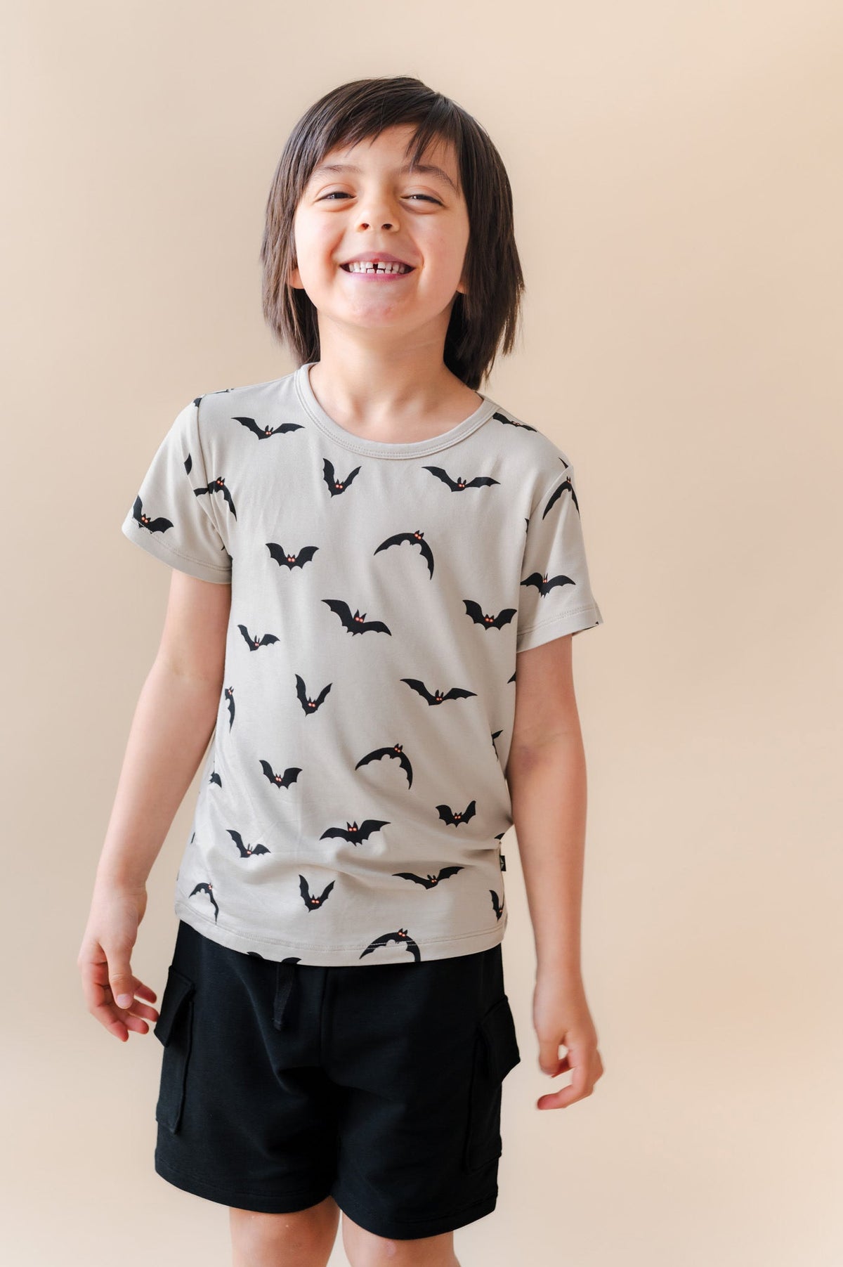 Toddler Basic Tee in Bats