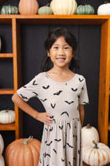 Twirl Dress in Bats