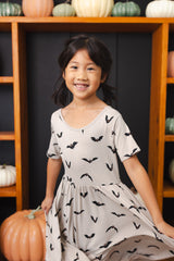 Twirl Dress in Bats