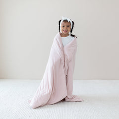 Youth Blanket in Blush 2.5