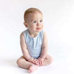 Sleeveless Bodysuit in Breeze