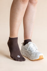 Women's Ankle Socks 3-Pack in Cafe