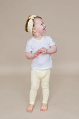 Ribbed Leggings in Chamomile