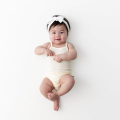 Spaghetti Strap Leotard in Chamomile
