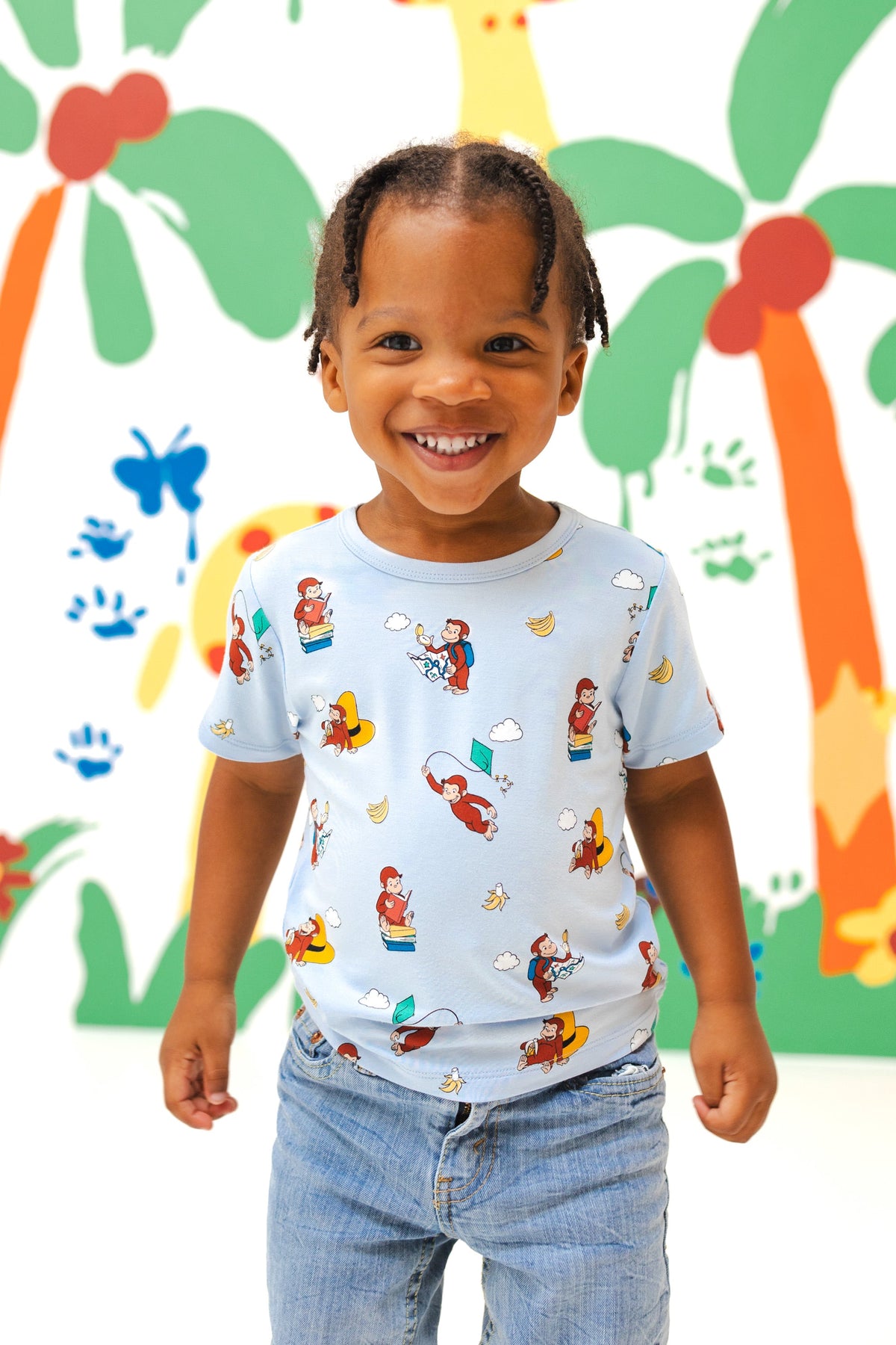 Toddler Basic Tee in Curious George