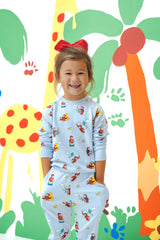 Long Sleeve Jogger Set in Curious George