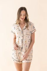 Women's Short Sleeve Pajama Set in Gilmore Girls