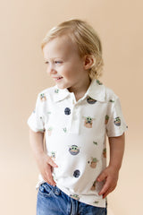 Toddler Short Sleeve Polo in Grogu™