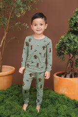 Long Sleeve Pajamas in Groot