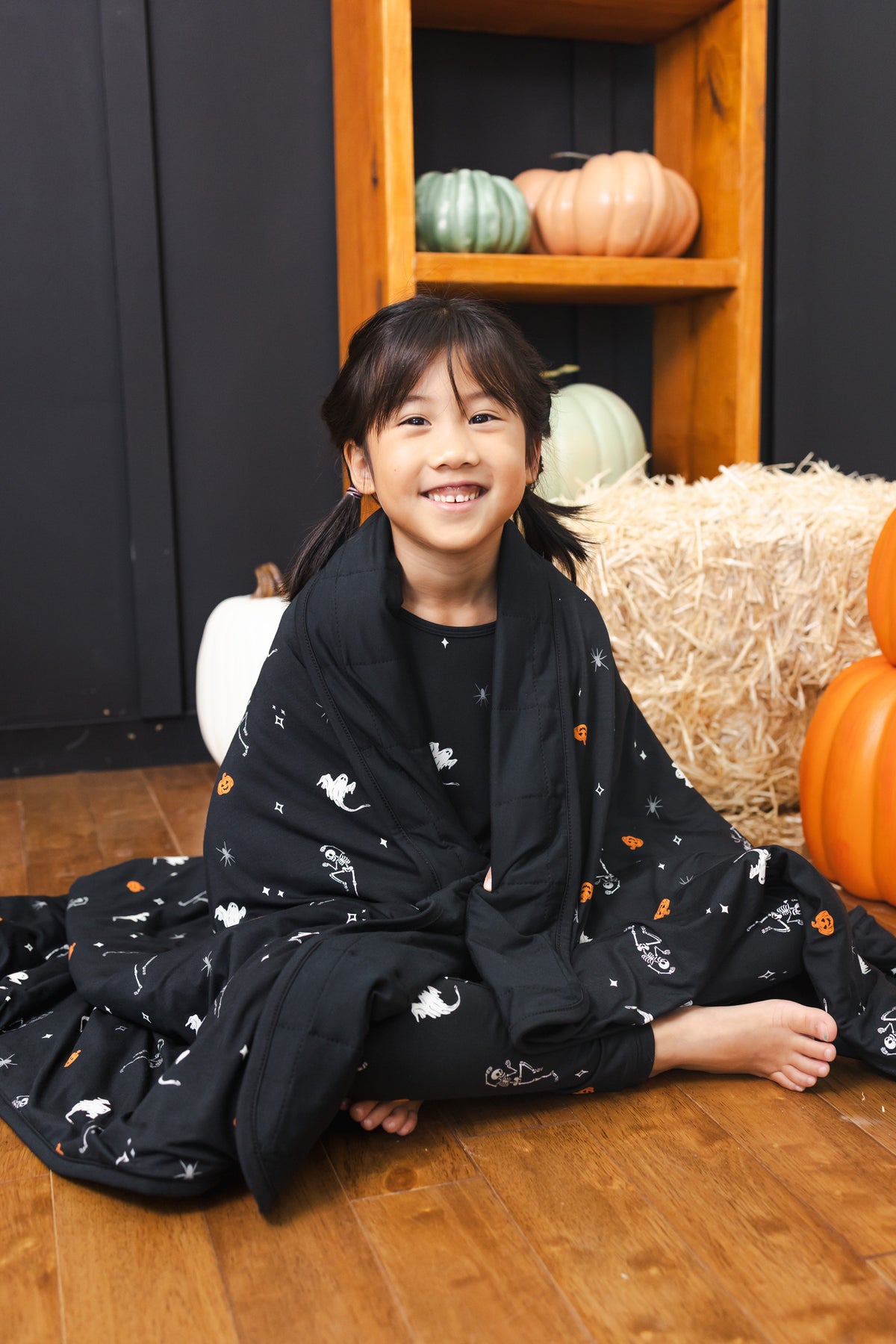 Toddler Blanket in Halloween Friends 1.0