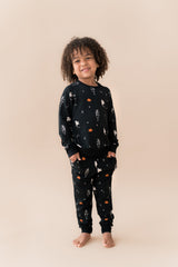Long Sleeve Jogger Set in Halloween Friends