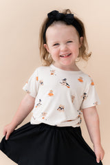 Toddler Basic Tee in Halloween Teddy