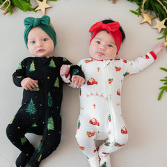 Bow Headband in Cardinal