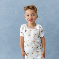 Short Sleeve Pajamas in Home Run
