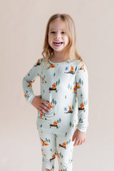 Long Sleeve Pajamas in Winnie the Pooh Hundred Acre Wood