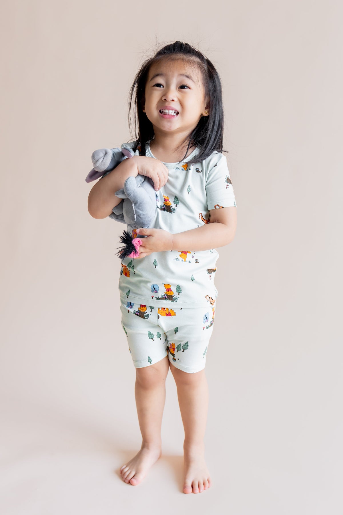 Short Sleeve Pajamas in Winnie the Pooh Hundred Acre Wood