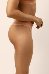 Women's Thong in Latte
