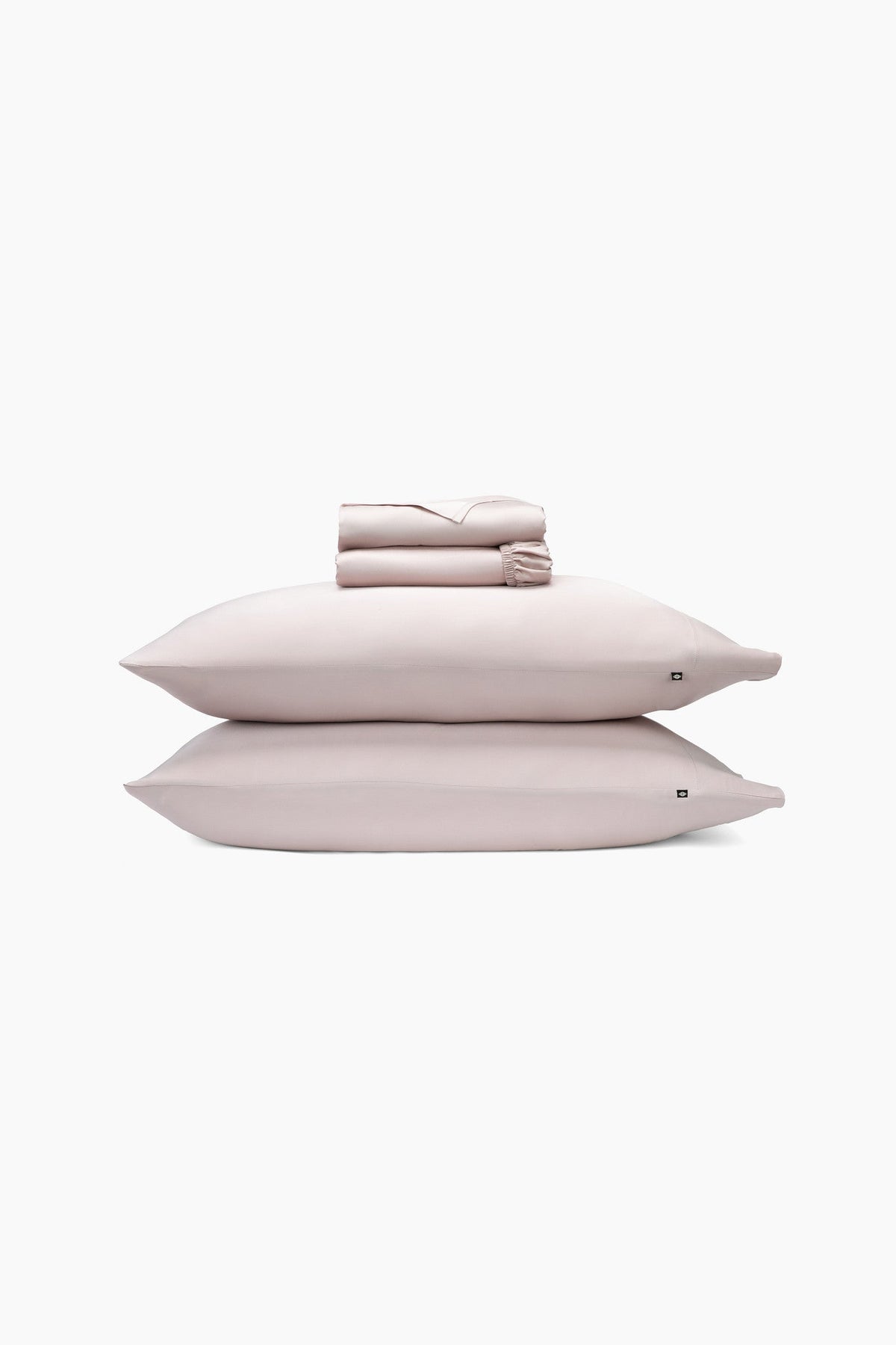 Bamboo Sateen Sheet Set in Rose Quartz