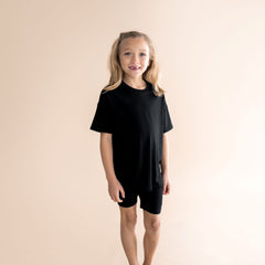 Toddler Biker Short Set in Midnight