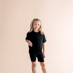 Toddler Biker Short Set in Midnight