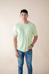 Men's Crew Neck Tee in Basil
