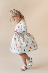 Long Sleeve Skater Dress in Mickey Mouse and Friends