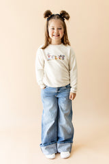 Sweatshirt in Mickey and Friends on Ecru