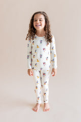 Long Sleeve Pajamas in Mickey Mouse & Friends