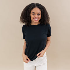 Women's Crew Neck Tee in Midnight