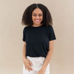 Women's Crew Neck Tee in Midnight
