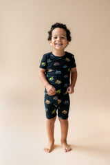 Short Sleeve Pajamas in Monster Truck