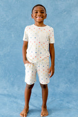 Drawstring Short in Pastel Mickey Mouse