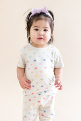 Toddler Basic Tee in Pastel Mickey Mouse