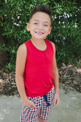 Toddler Tank Top in Cardinal