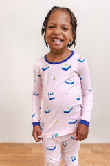 Long Sleeve Pajamas in Sakura Mahjong
