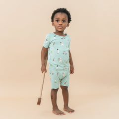 Short Sleeve Pajamas in Golf