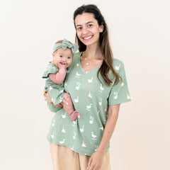 Twirl Bodysuit Dress in Silly Goose