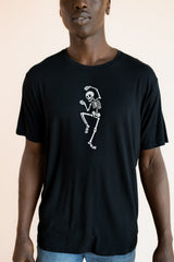 Men's Crew Neck Tee in Skeleton