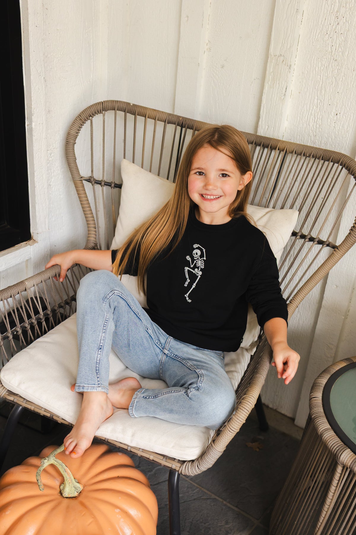 Sweatshirt in Skeleton