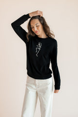 Women's Sweatshirt in Skeleton